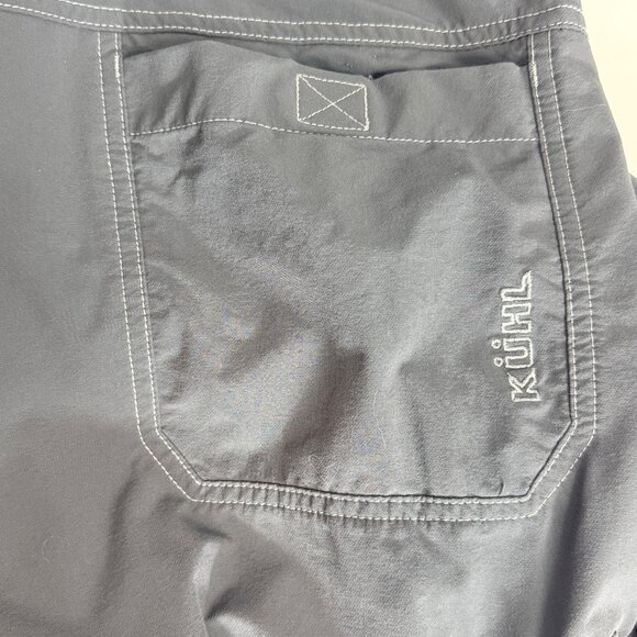 Kuhl Pants Mens 40x32 Gray Nylon Spandex Outdoor Cargo Lightweight Utility - Picture 8 of 16